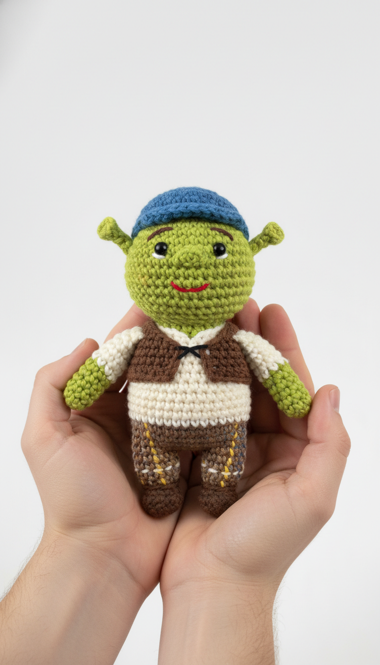 Charming Ogre Amigurumi Crochet Pattern: Craft Your Own Beloved Swamp Friend!