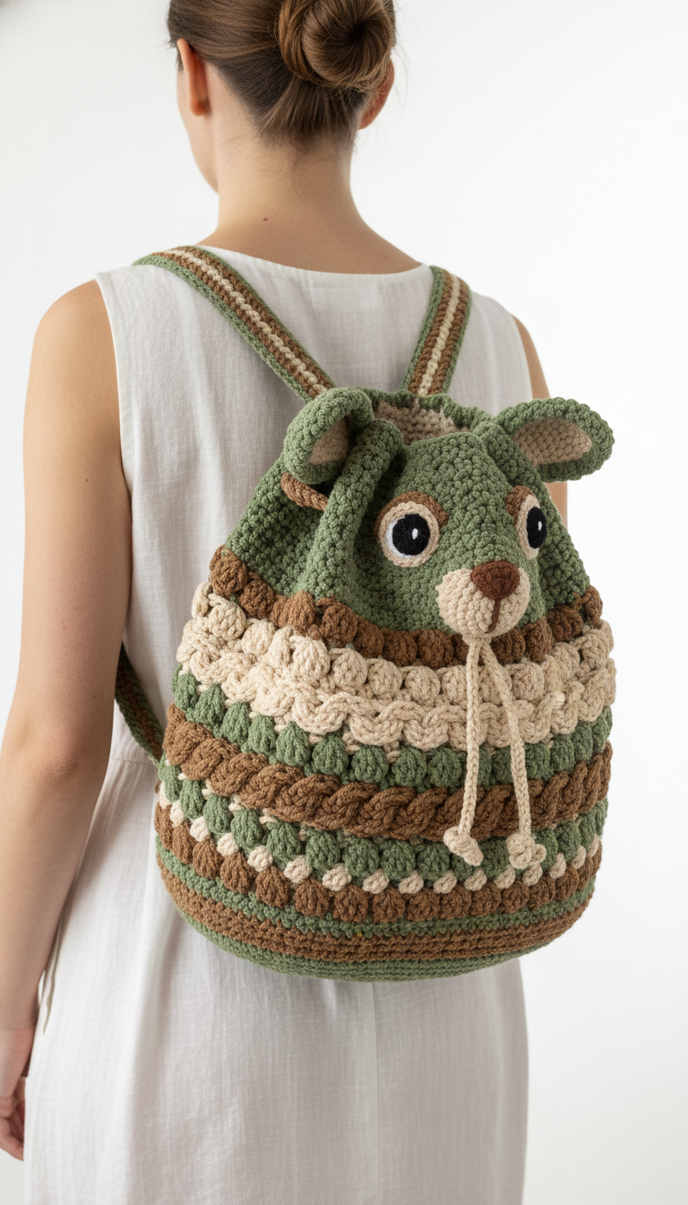 Craft Your Own Whimsical Amigurumi Squirrel Backpack: Free Crochet Pattern!