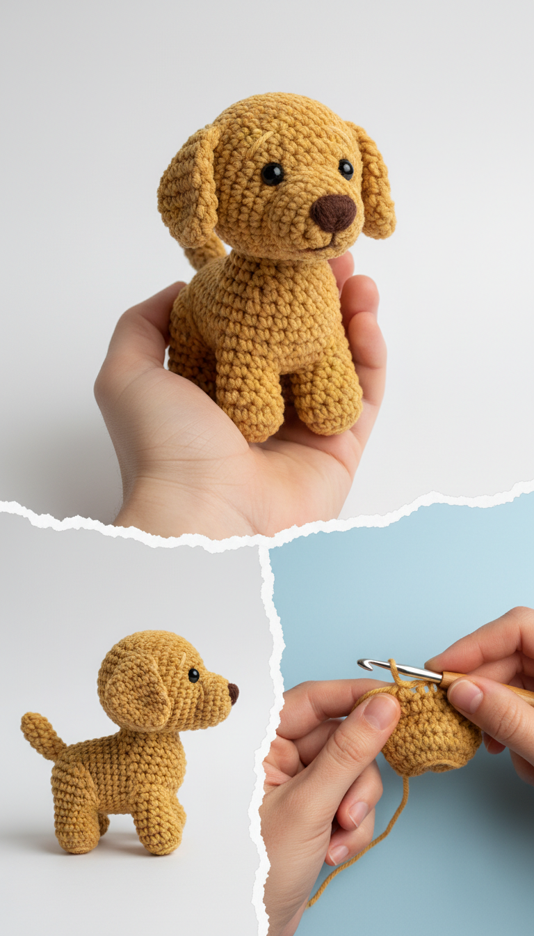 Adorable Amigurumi Puppy Dog Crochet Pattern: Your New Best Friend!