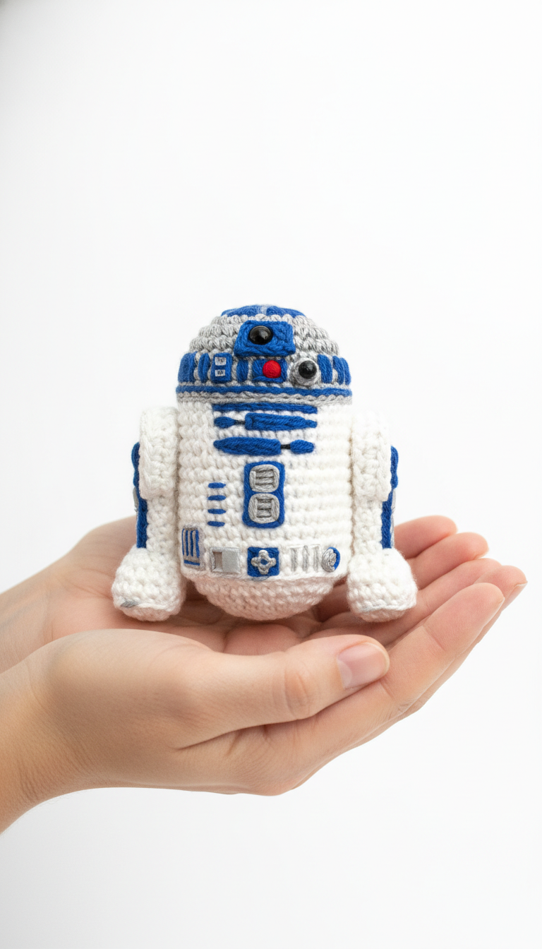 Crochet Your Own Astromech: Adorable R2-D2 Amigurumi Pattern