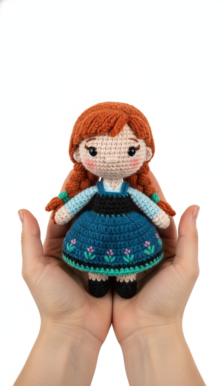 Crochet Your Own Royal Princess Doll: An Adorable Amigurumi Pattern