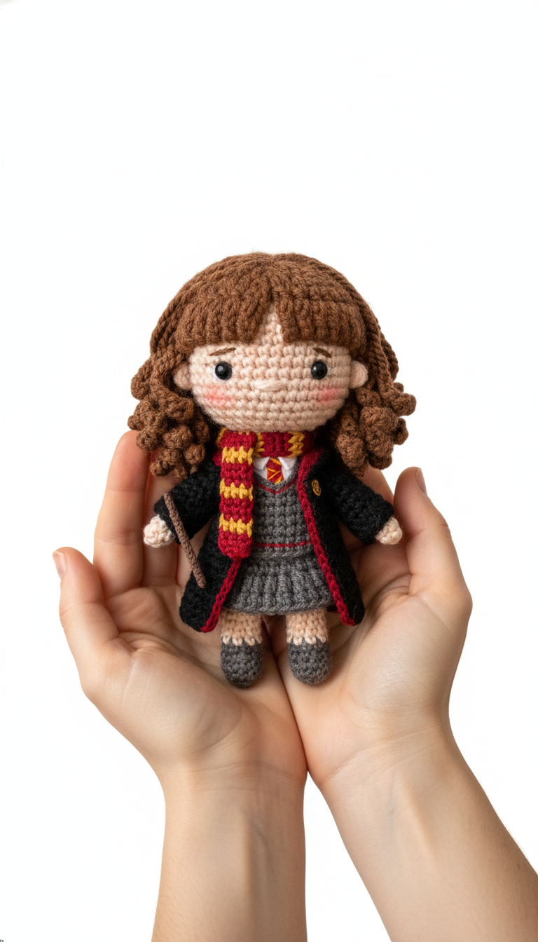 Magical Hermione Granger Amigurumi: Free Crochet Pattern to Bring Hogwarts Home