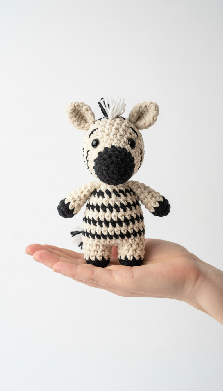 Zany Ziggy Zebra Amigurumi: Free Crochet Pattern
