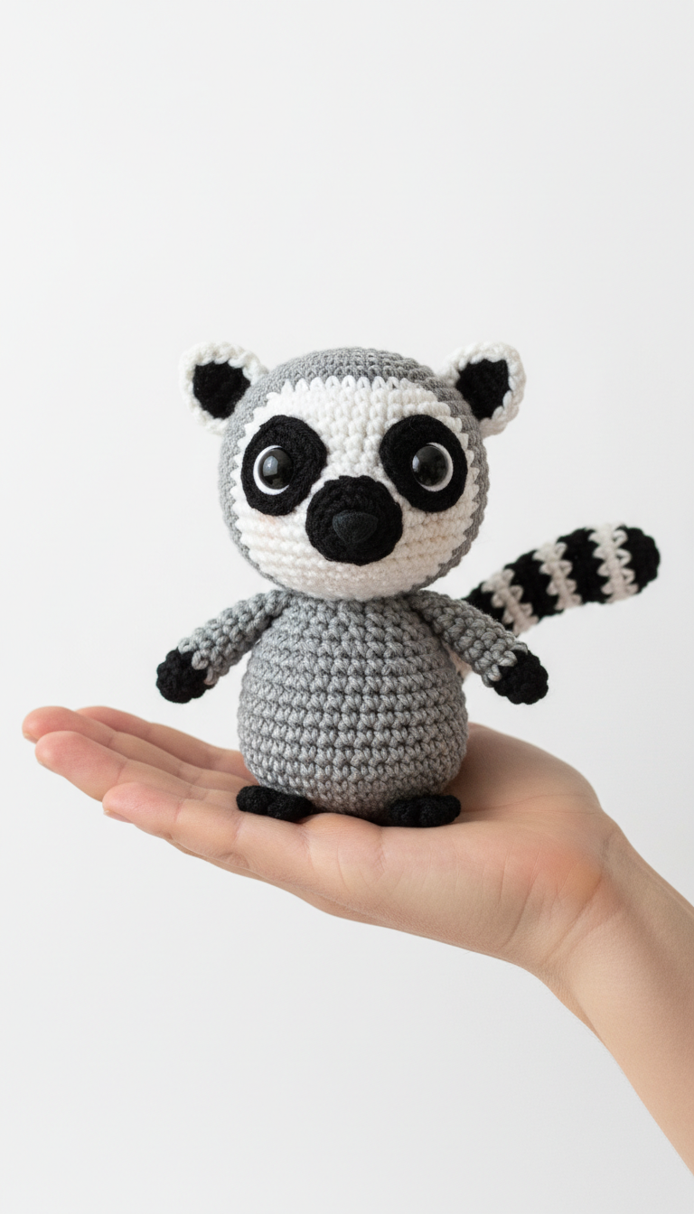 Craft Your Own Adorable Amigurumi Raccoon: Free Crochet Pattern!