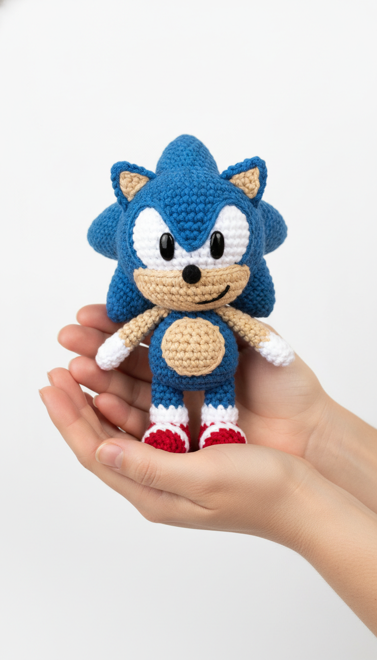 Crochet Sonic the Hedgehog Amigurumi Pattern: Speed Into Fun!