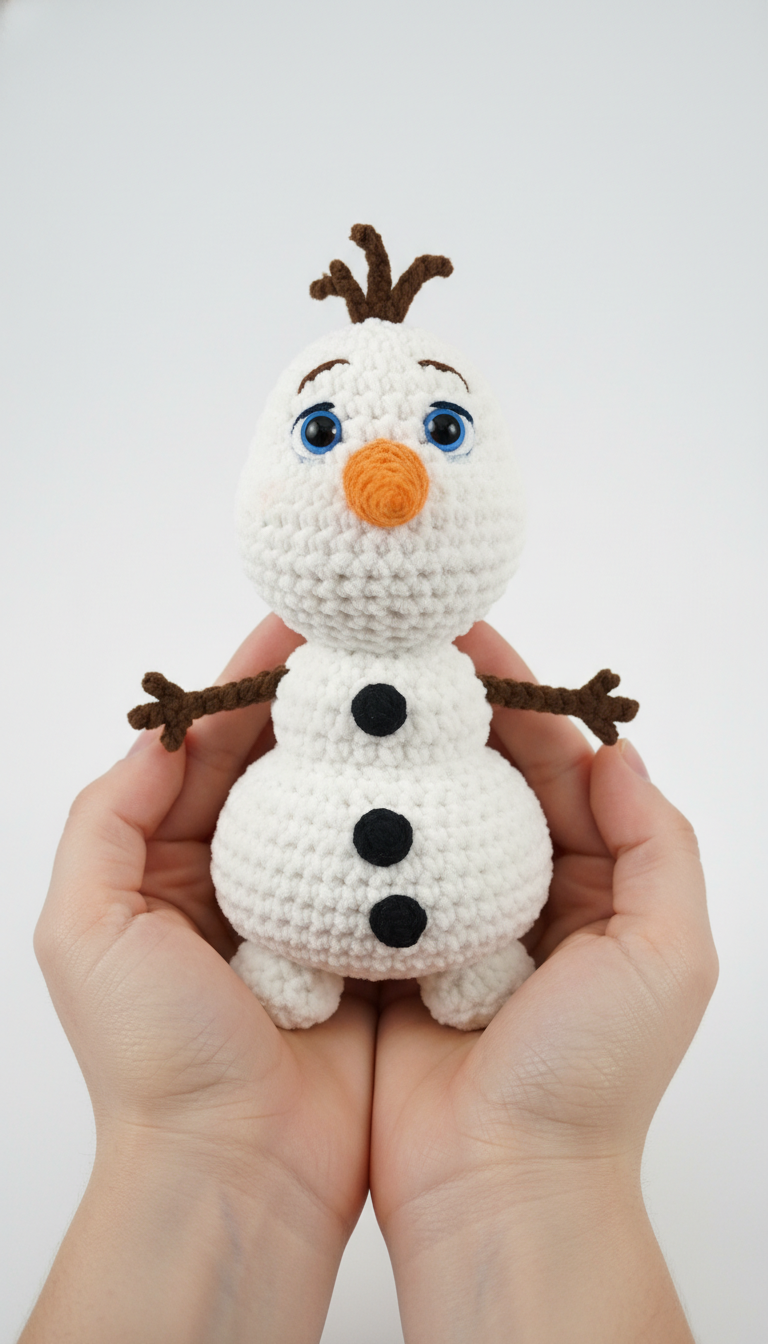 Crochet Your Own Huggable Snowman Amigurumi - A Frozen Inspired Friend!