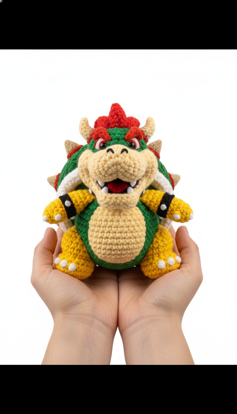 King of Koopas! Unleash Your Inner Villain with This Bowser Amigurumi Pattern