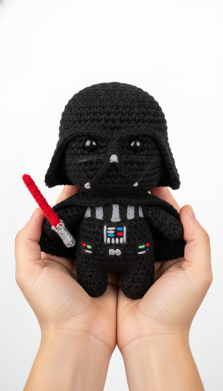 Unleash the Force: Crochet Your Own Adorable Darth Vader Amigurumi!