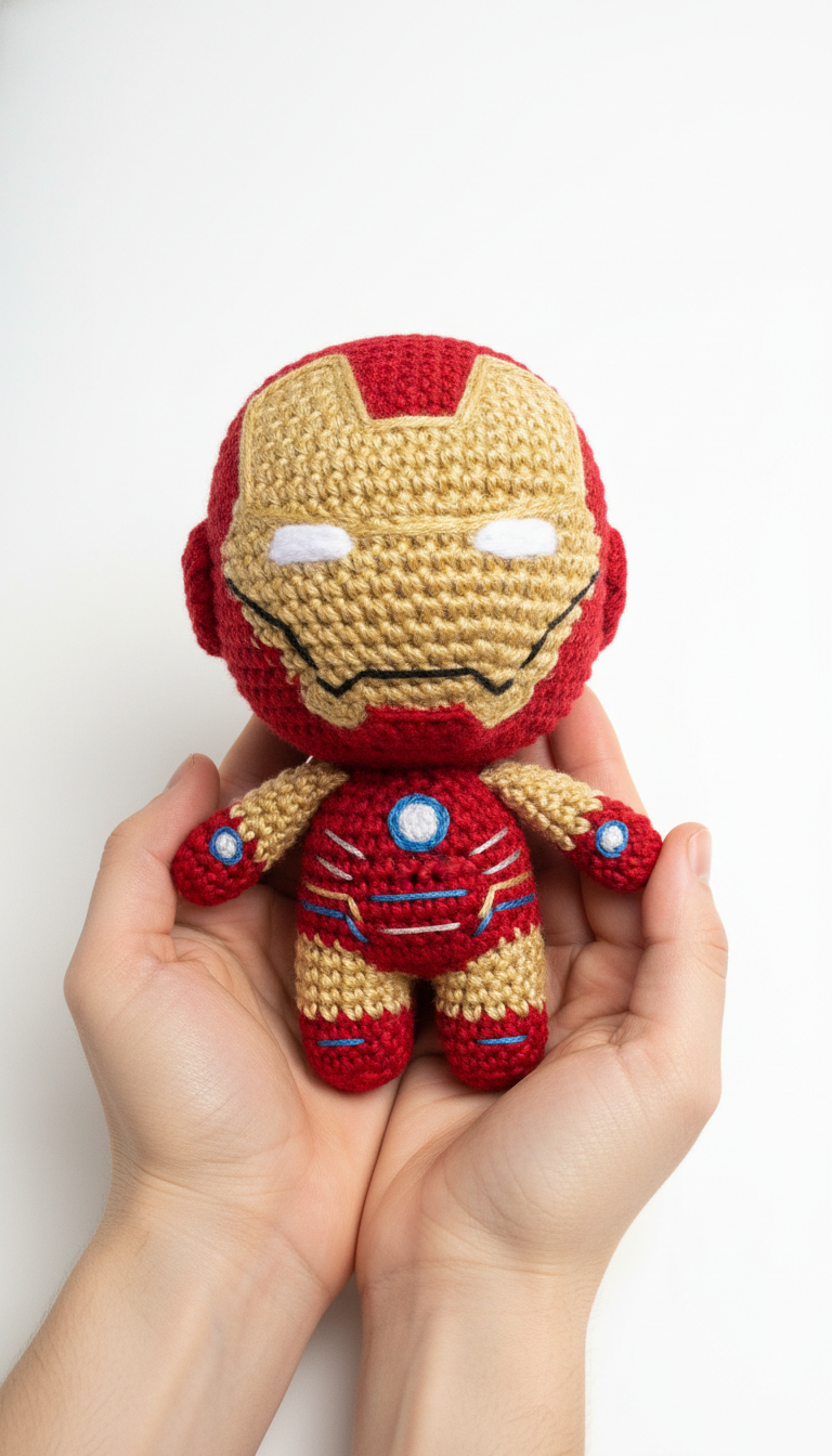Unleash Your Inner Hero: Crochet Your Own Iron Man Amigurumi!