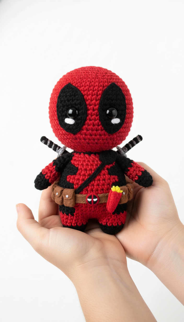 Crochet Deadpool Amigurumi Pattern: Craft Your Own Merc with a Mouth!