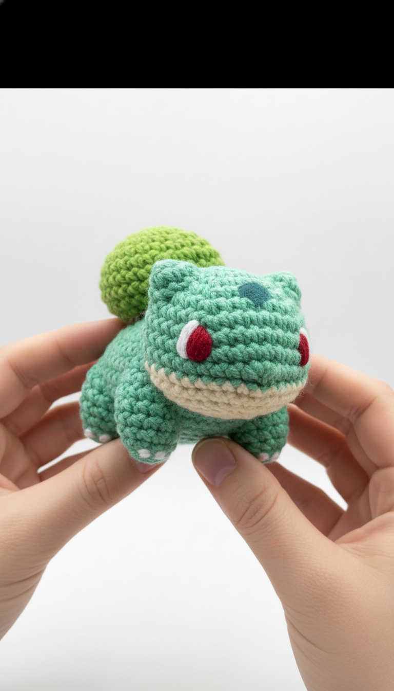 Crochet Your Own Adorable Bulbasaur Amigurumi: A Free Pattern!