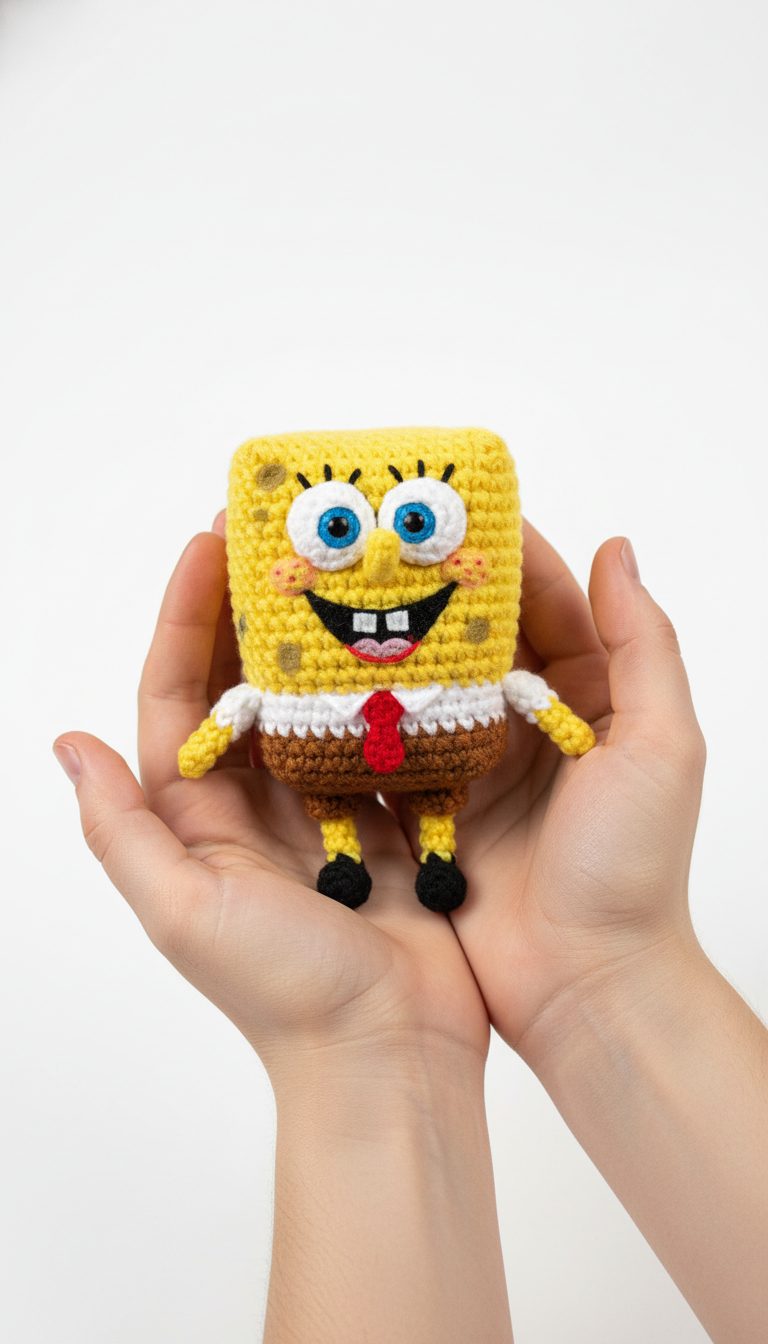 Laugh All the Way to Bikini Bottom: Free Crochet Spongebob Amigurumi Pattern