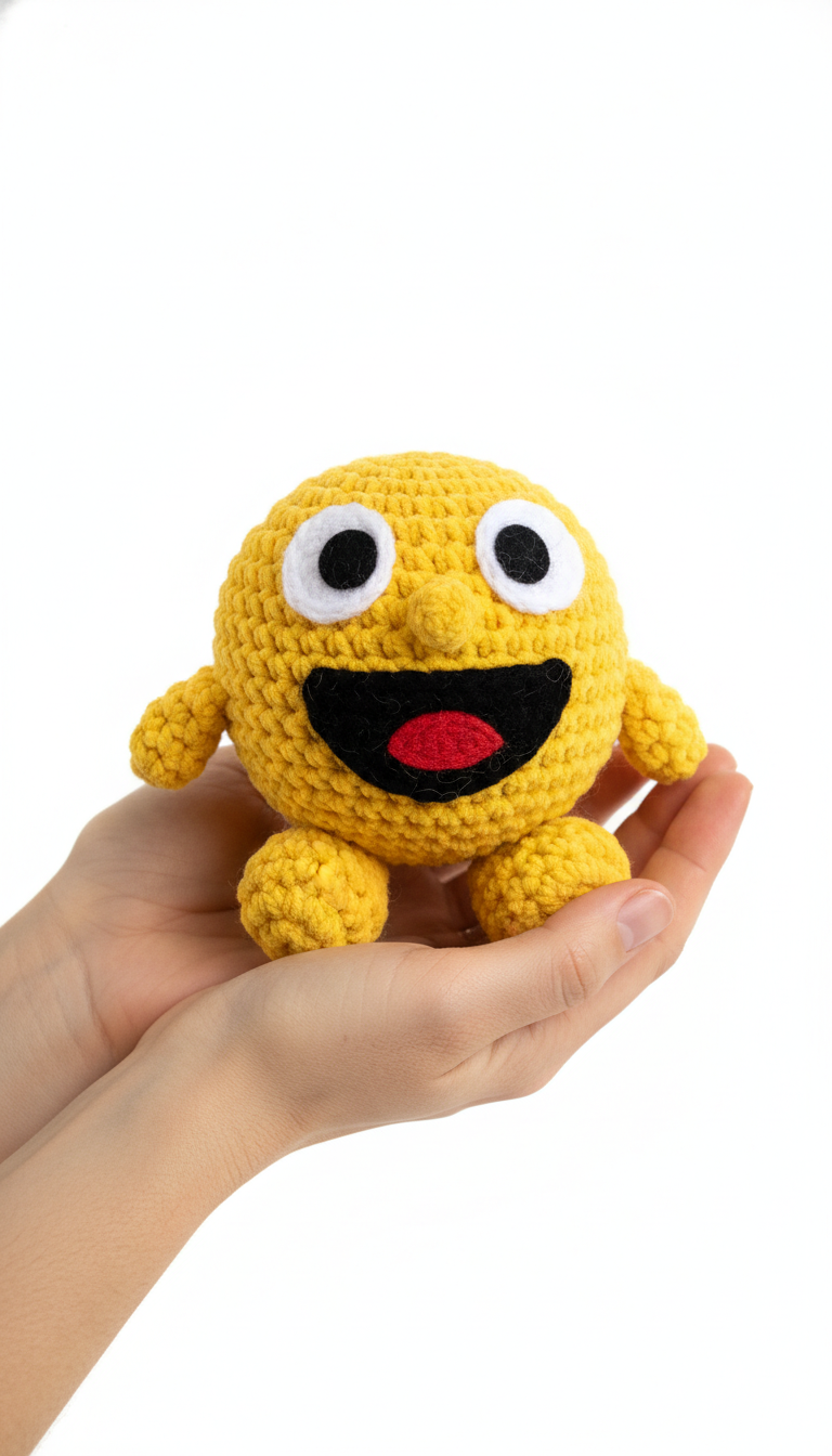 Crochet Your Own Happy Yellow Amigurumi Buddy: A Beginner-Friendly Pattern!