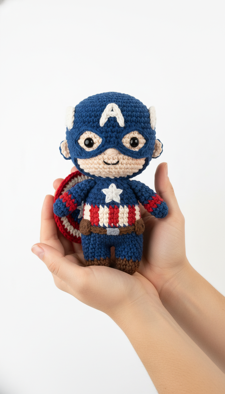 Crochet Your Own Hero: Captain America Amigurumi Pattern