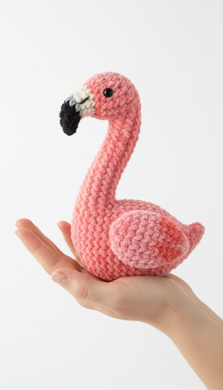 Graceful Pink Flamingo Amigurumi Crochet Pattern: Your Next Tropical Project