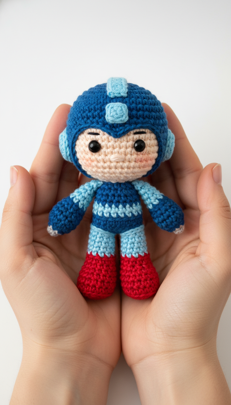Power Up Your Stash: Adorable Amigurumi Mega Man Crochet Pattern