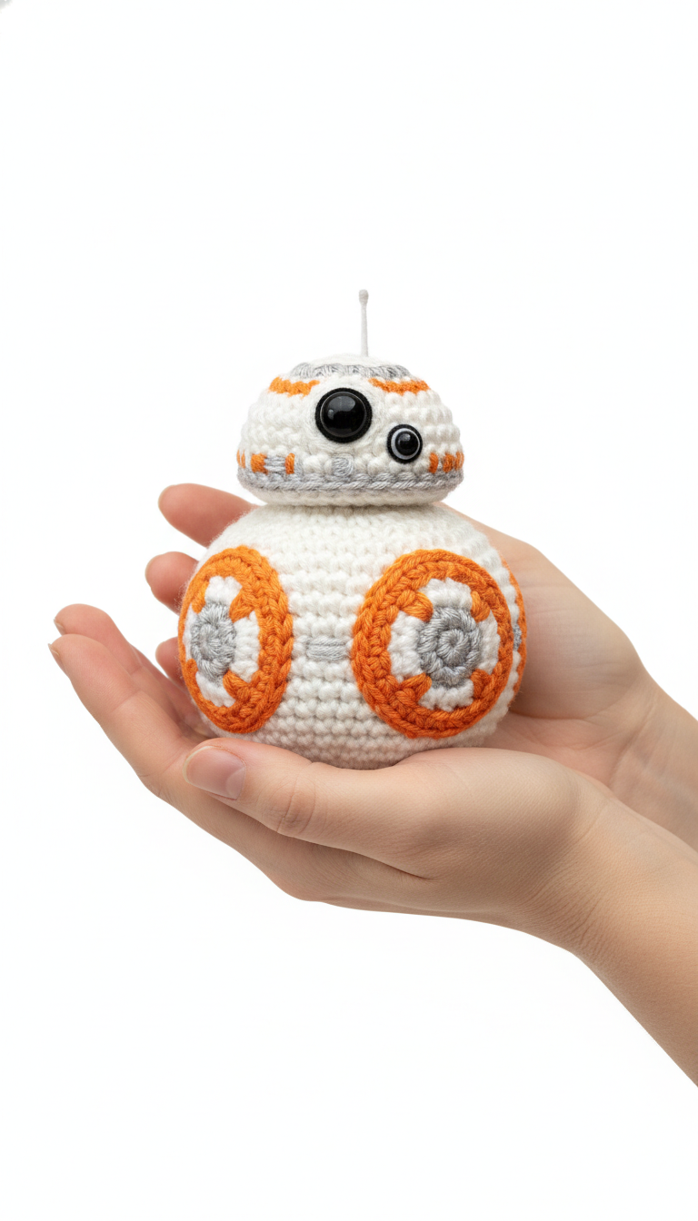 Roll Into Action: Crochet Your Own Adorable BB-8 Droid Amigurumi Pattern