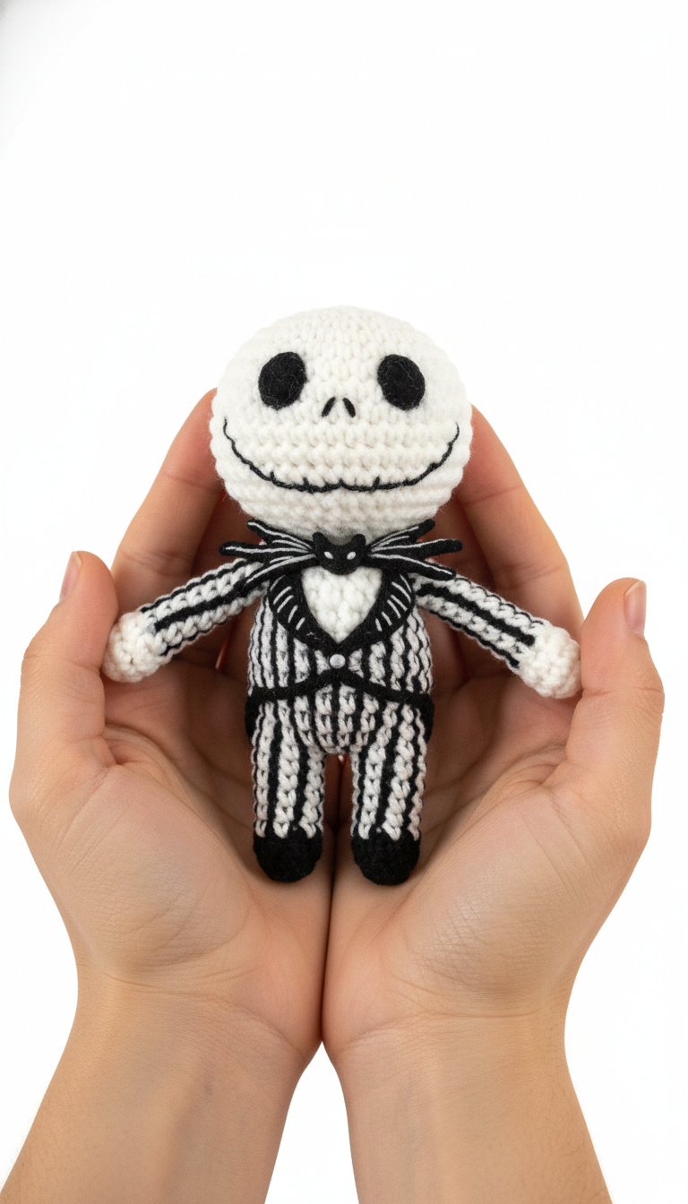 Spooky & Sweet: Crochet Your Own Jack Skellington Amigurumi Pattern