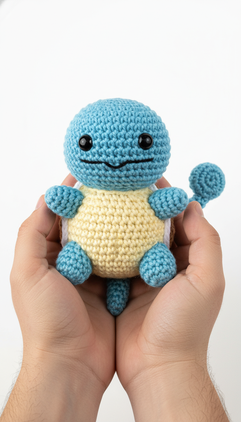 Catch 'Em All with This Adorable Crochet Squirtle Amigurumi Pattern!