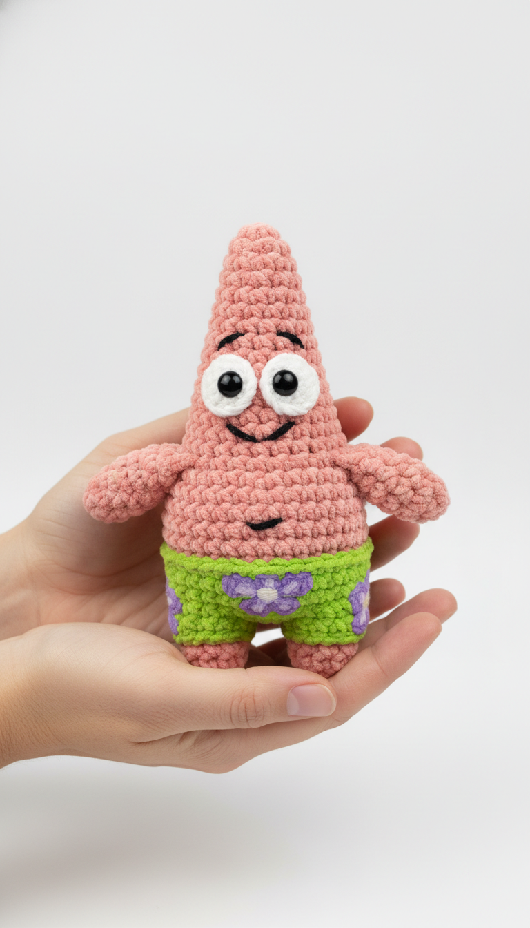 Crochet Patrick Star Amigurumi Pattern: Bring Bikini Bottom Home!