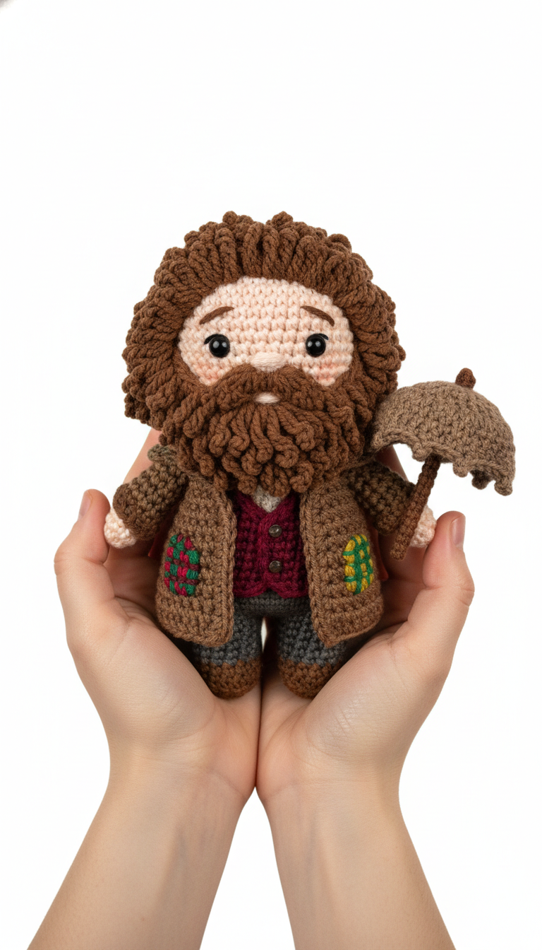 Crochet Your Own Magical Keeper Doll: A Gentle Giant Amigurumi Pattern