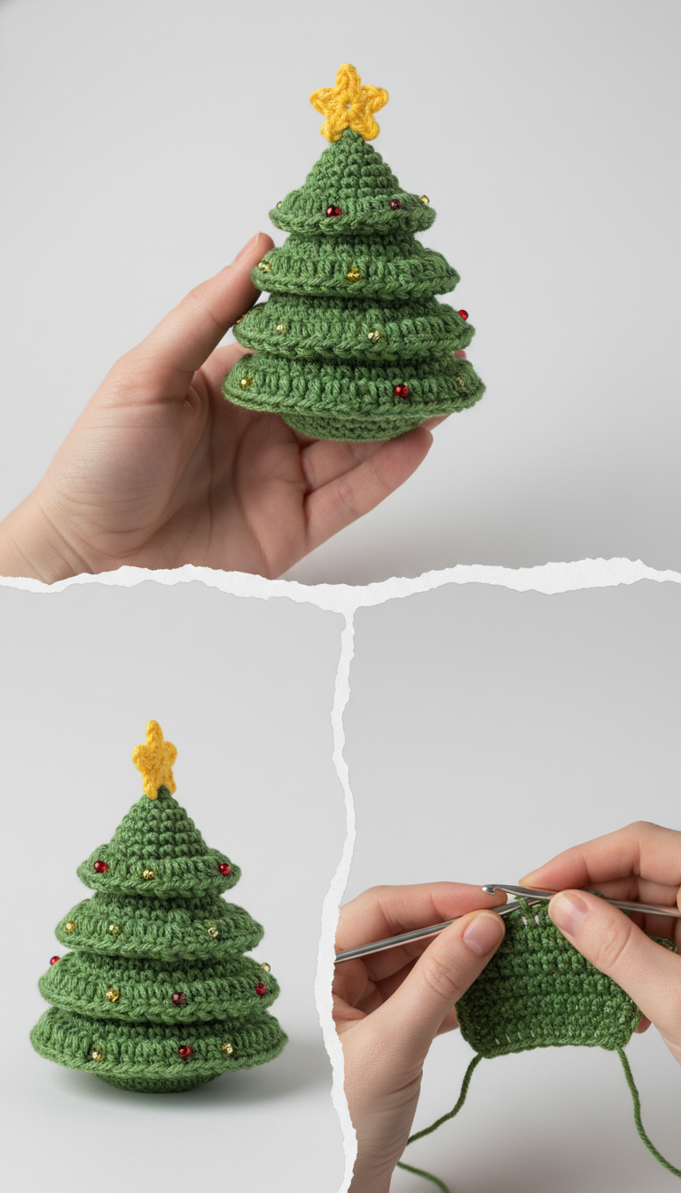 Sparkling Amigurumi Christmas Tree: A Festive Crochet Pattern