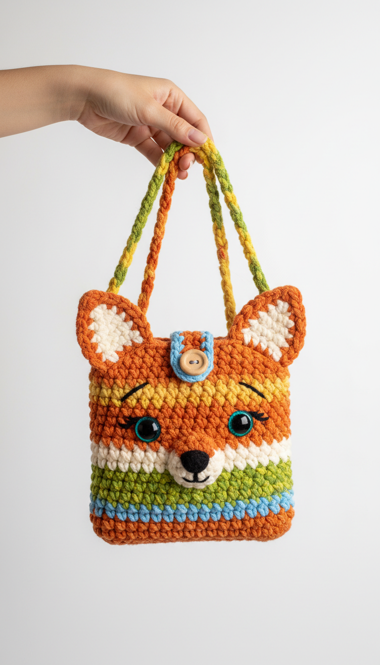 Charming Crochet Fox Bag Pattern: A Whimsical Accessory