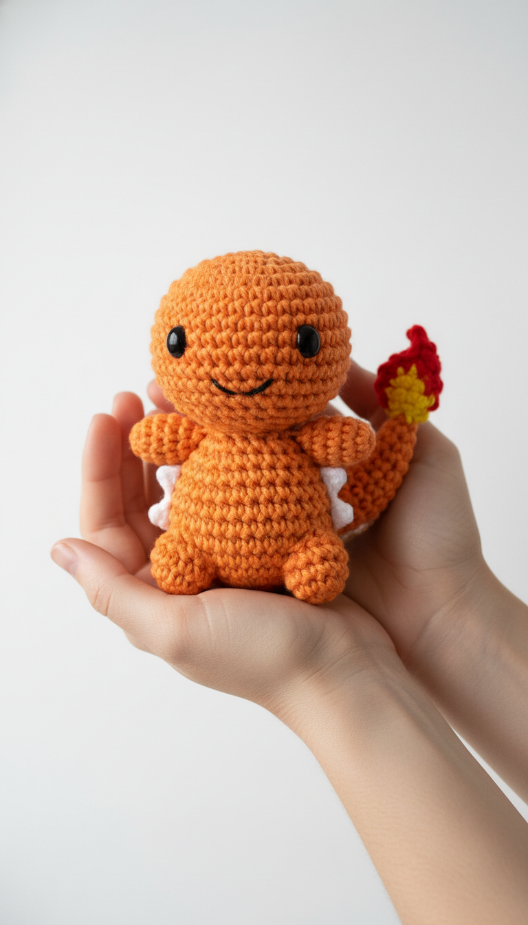 Ignite Your Craft: Adorable Crochet Charmander Amigurumi Pattern!