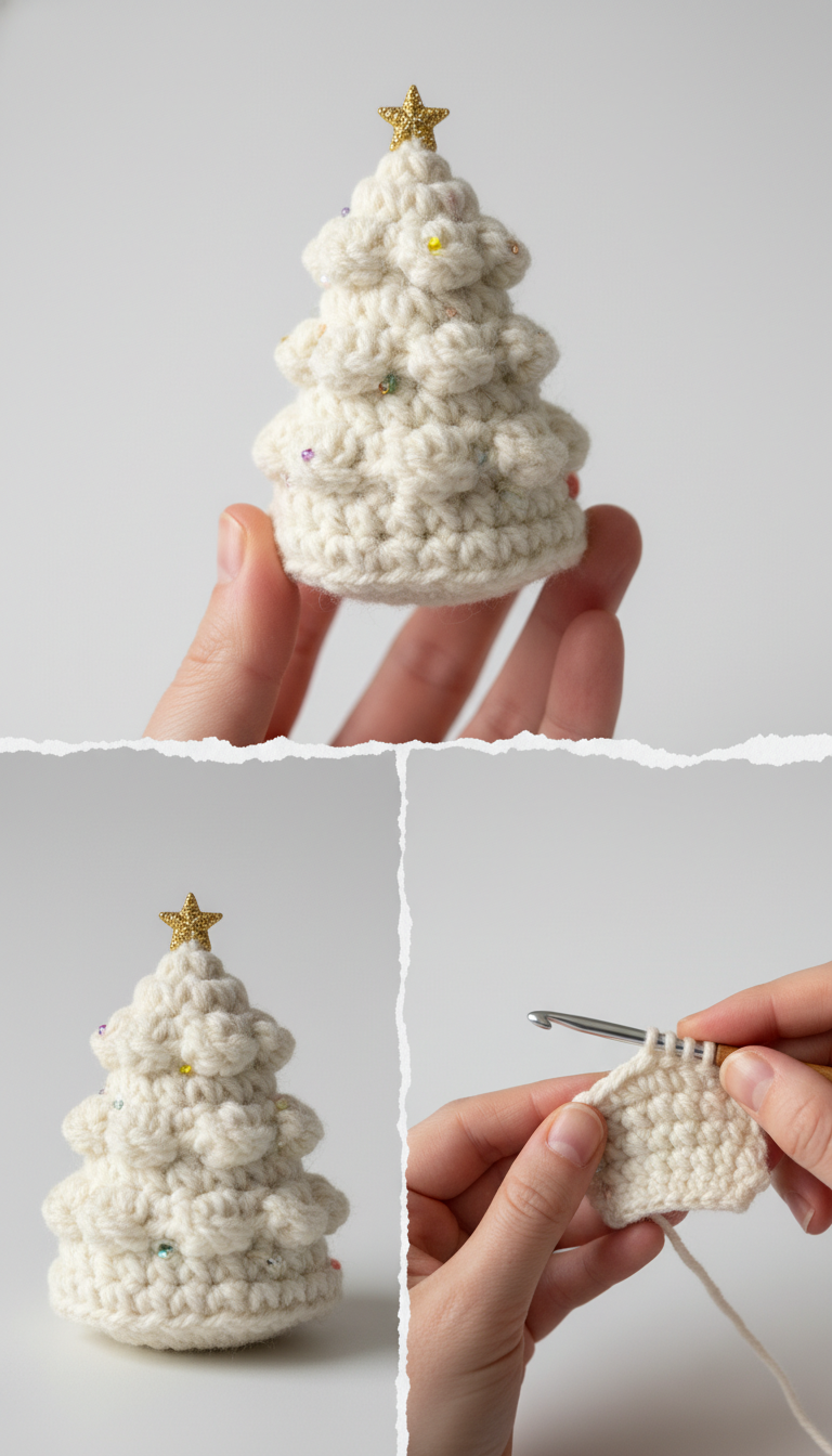 Sparkling Bobble Crochet Christmas Tree Pattern: A Festive Amigurumi