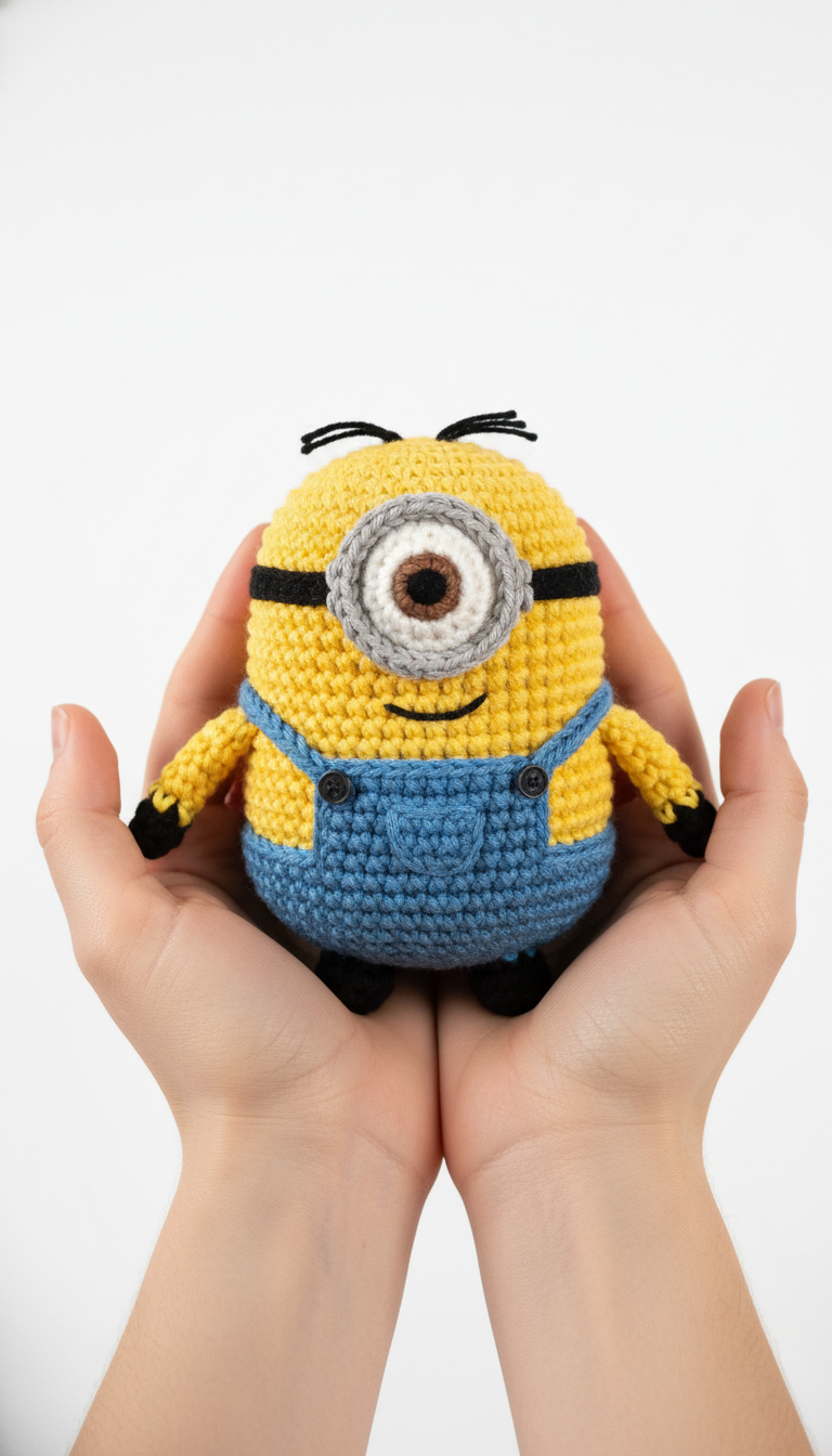 Cute Minion Amigurumi Crochet Pattern - Free Tutorial