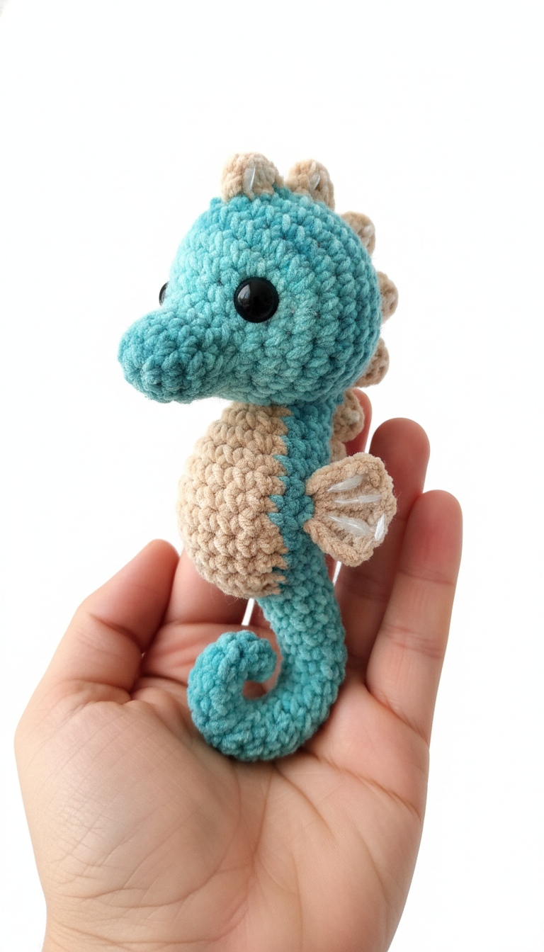Dive into Cuteness: Free Amigurumi Seahorse Crochet Pattern
