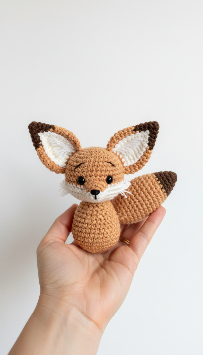 Fennec Friend: Adorable Crochet Fennec Fox Amigurumi Pattern