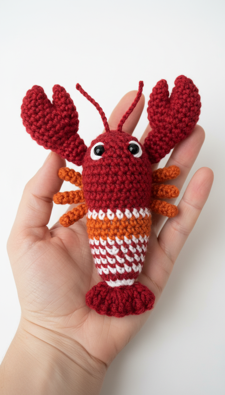 Tiny Terrific Lobster: Adorable Amigurumi Crochet Pattern