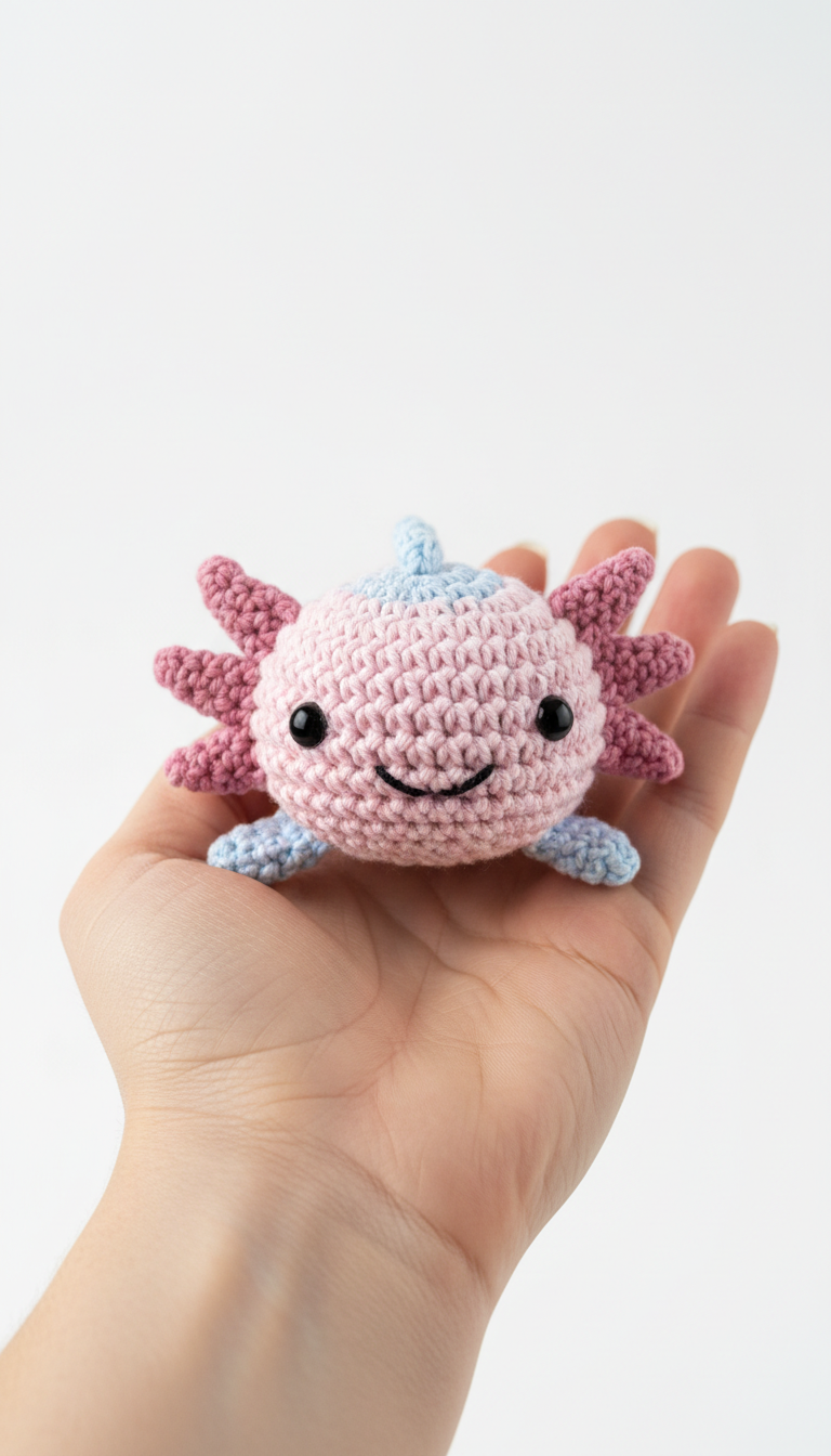 Adorable Amigurumi Axolotl: A Sweet Crochet Pattern for Beginners