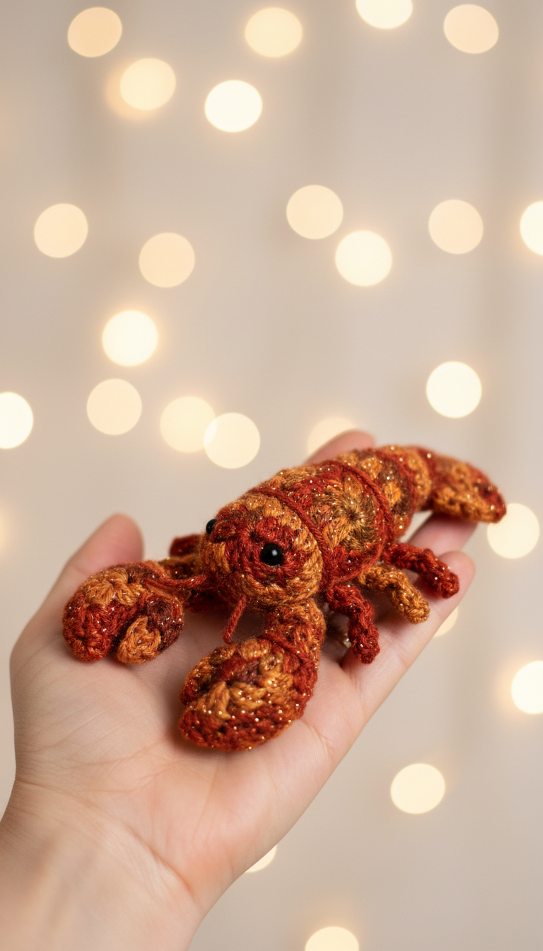 Sparkle & Claws: Your Adorable Amigurumi Lobster Crochet Pattern