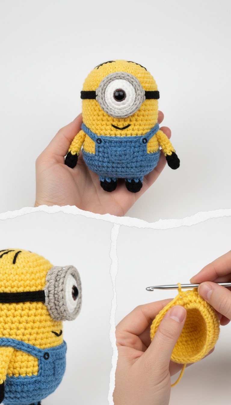 Craft Your Own Adorable Minion: Free Amigurumi Crochet Pattern!