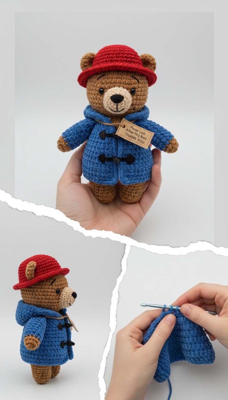 Crochet Paddington Bear Amigurumi Pattern: Craft Your Own Classic Companion