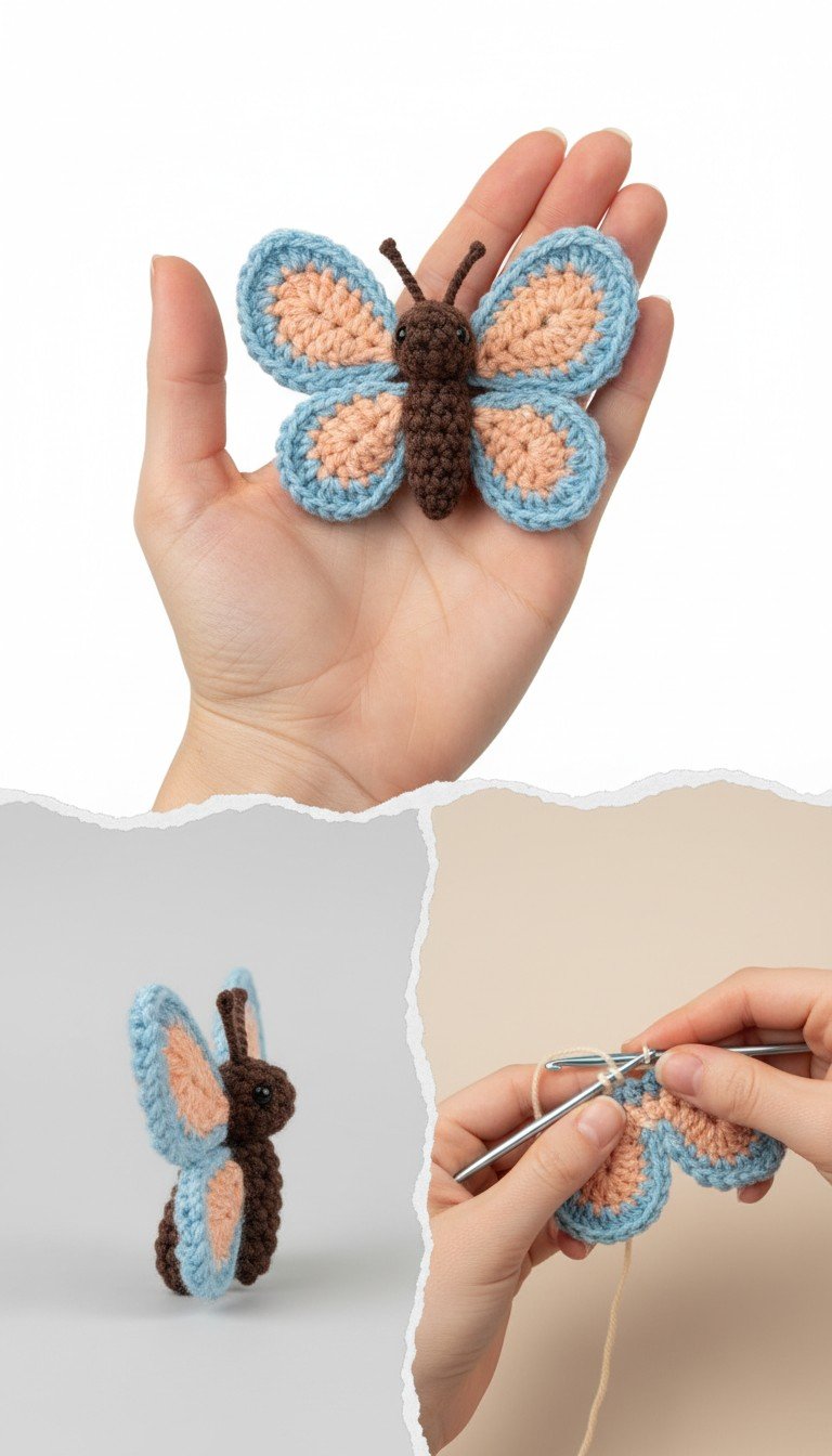 Easy Crochet Butterfly Amigurumi Pattern: A Sweet Spring Craft