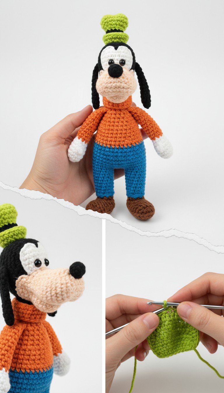 Gawrsh! Crochet Your Own Adorable Goofy Amigurumi Doll!
