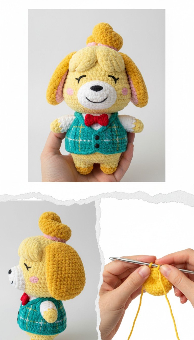 Crochet Your Own Isabelle Amigurumi: A Free Animal Crossing Pattern