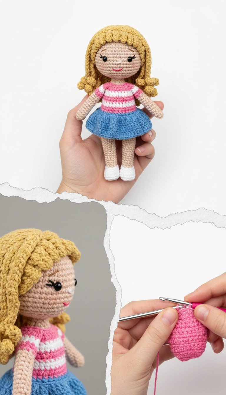 Cute Amigurumi Doll Crochet Pattern: Craft Your Own Adorable Companion