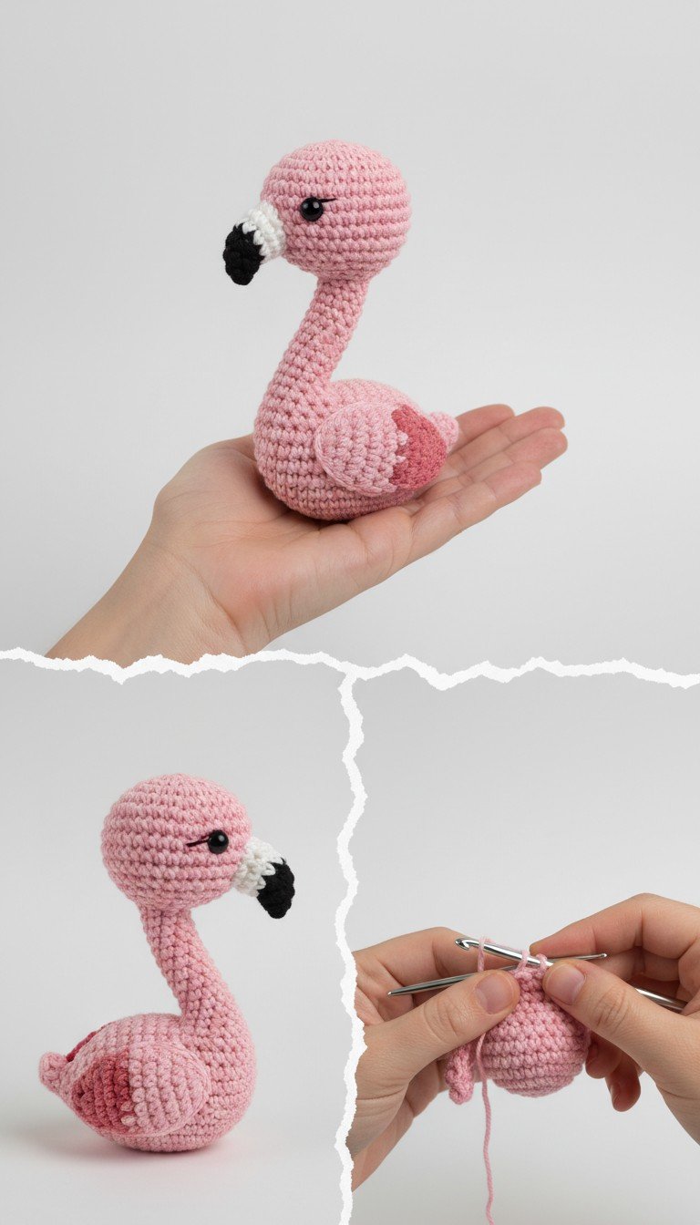 Charming Amigurumi Flamingo: Free Crochet Pattern for a Tropical Friend