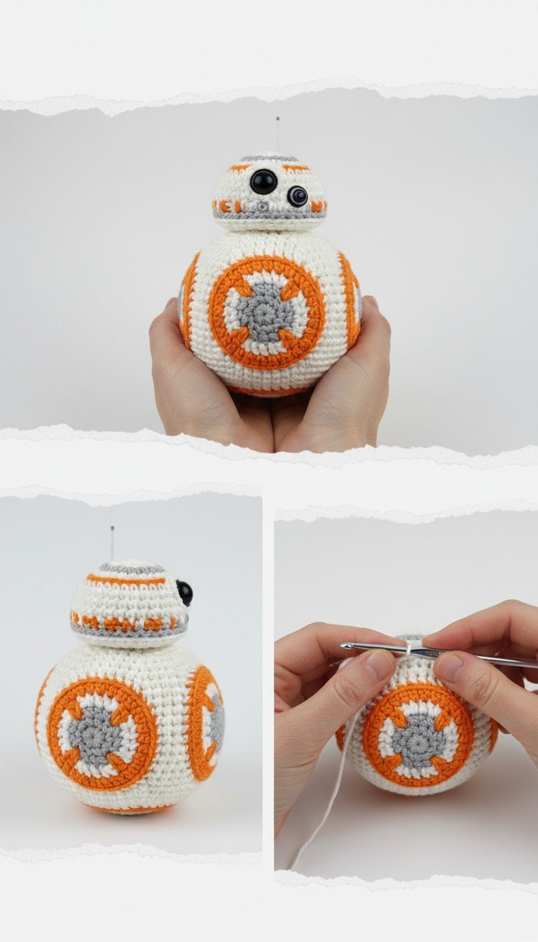 Crochet BB-8 Amigurumi Droid Pattern: A Star Wars Fan Must-Have!