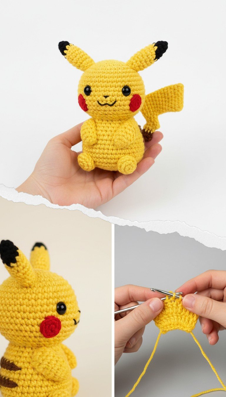 Catch 'Em All! Create Your Own Adorable Pikachu Amigurumi