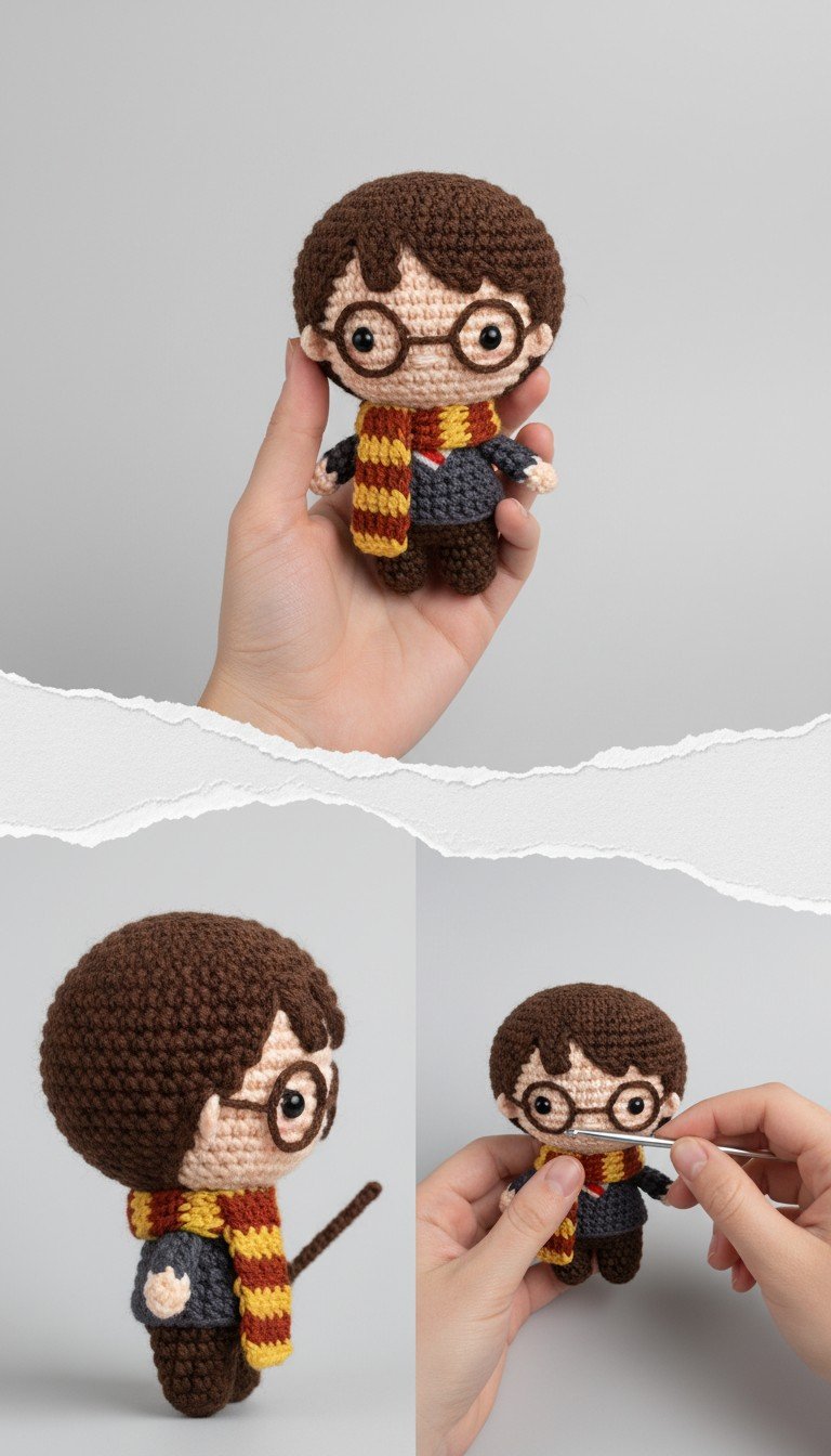 Create Your Own Magical Crochet Harry Potter Amigurumi Doll Pattern