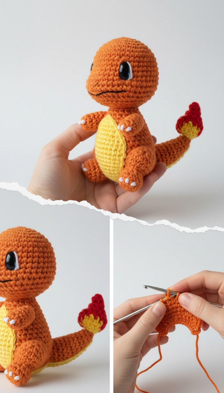 Ignite Your Creativity: Crochet Your Own Adorable Charmander Amigurumi