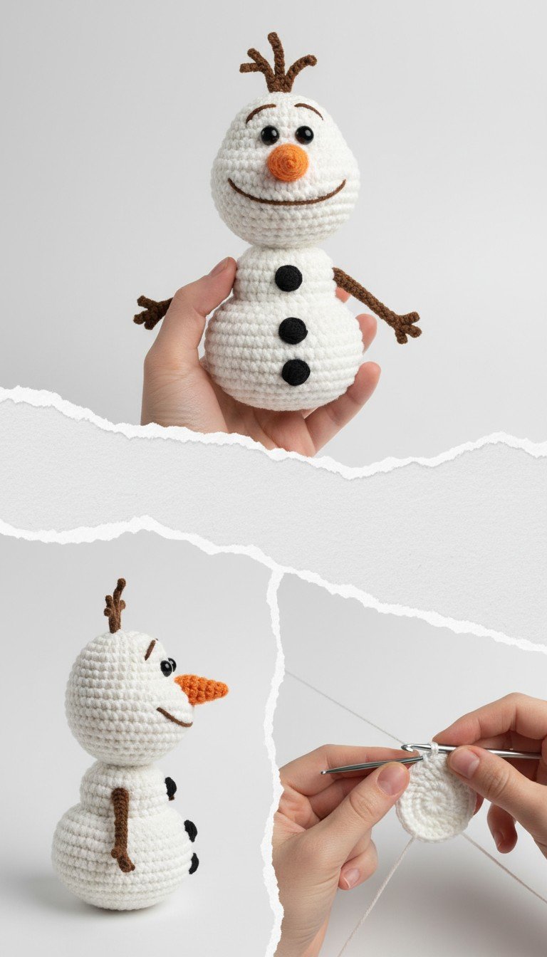 Charming Amigurumi Snowman Pattern: Crochet Your Own Winter Friend