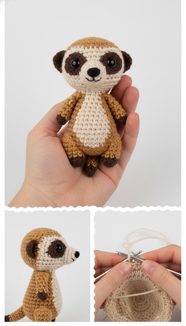 Cute & Cuddly Amigurumi Meerkat Pattern: Crochet Your Own Desert Friend!