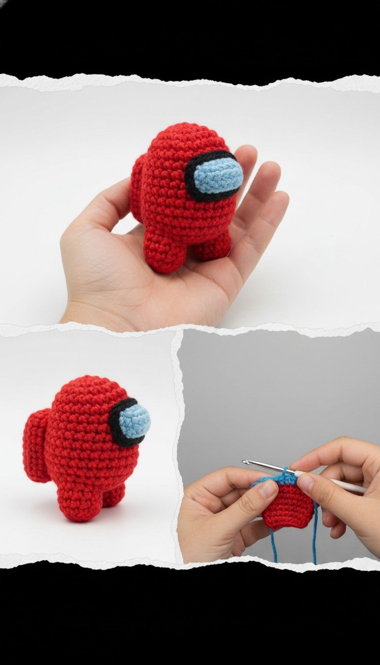 Crochet Your Crewmate: An Easy Amigurumi Among Us Pattern