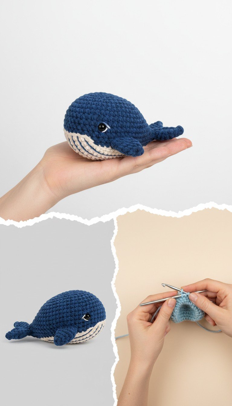 Adorable Crochet Whale Amigurumi Pattern: Dive into Ocean Fun!